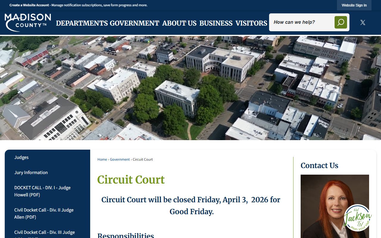 Jackson court records at Madison County Circuit Court